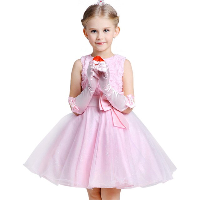 Christmas Girl Dress Princess Wedding Party sequins Sleeveless New Year Clothes-Girls Sequin Dress-Top Super Deals-Free Item Online