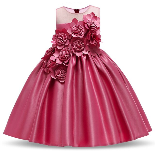 Girls Elegant Birthday Princess Wedding