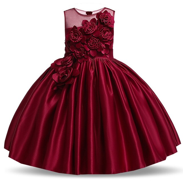 Girls Elegant Birthday Princess Wedding