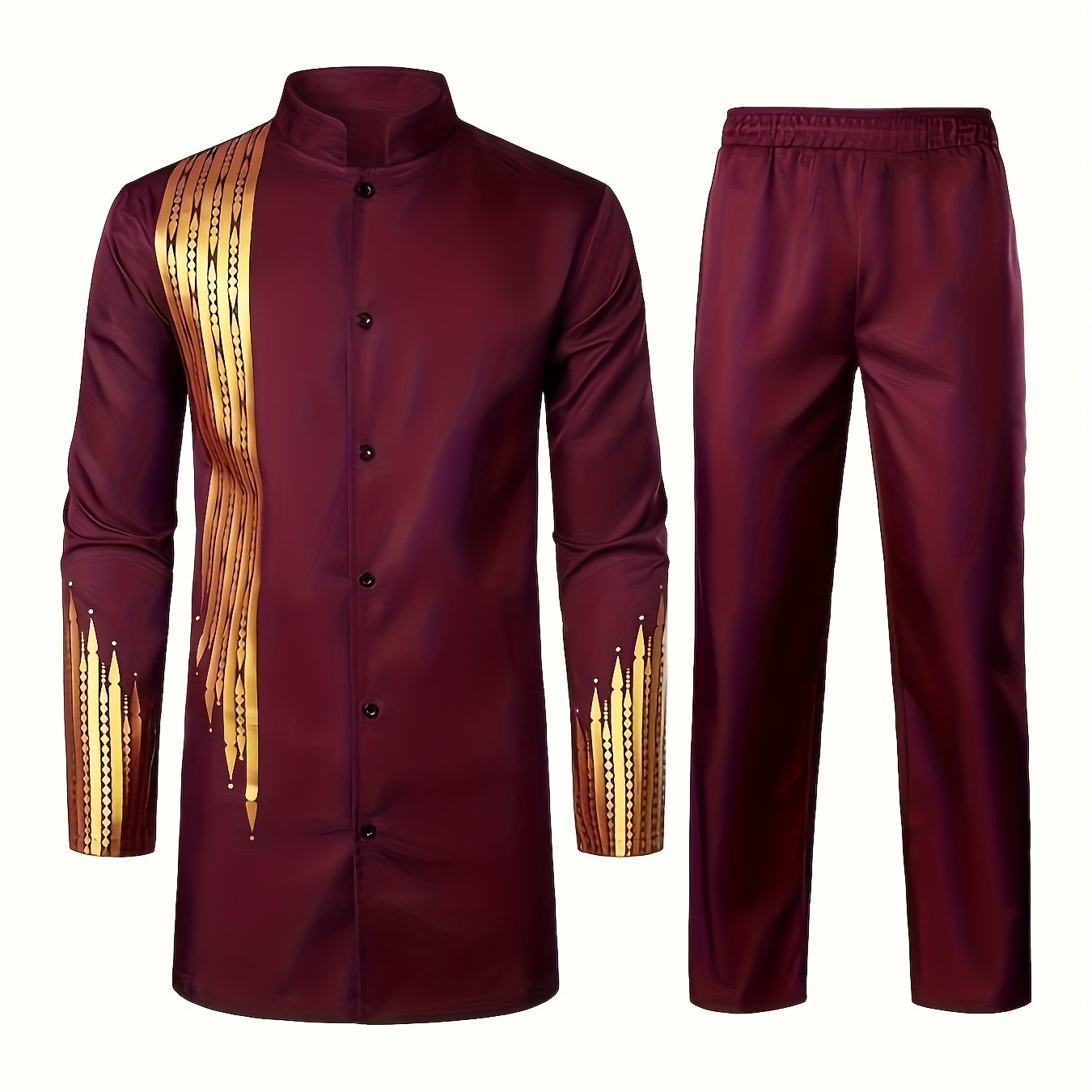 Men's Casual Long-sleeved Two-piece Set