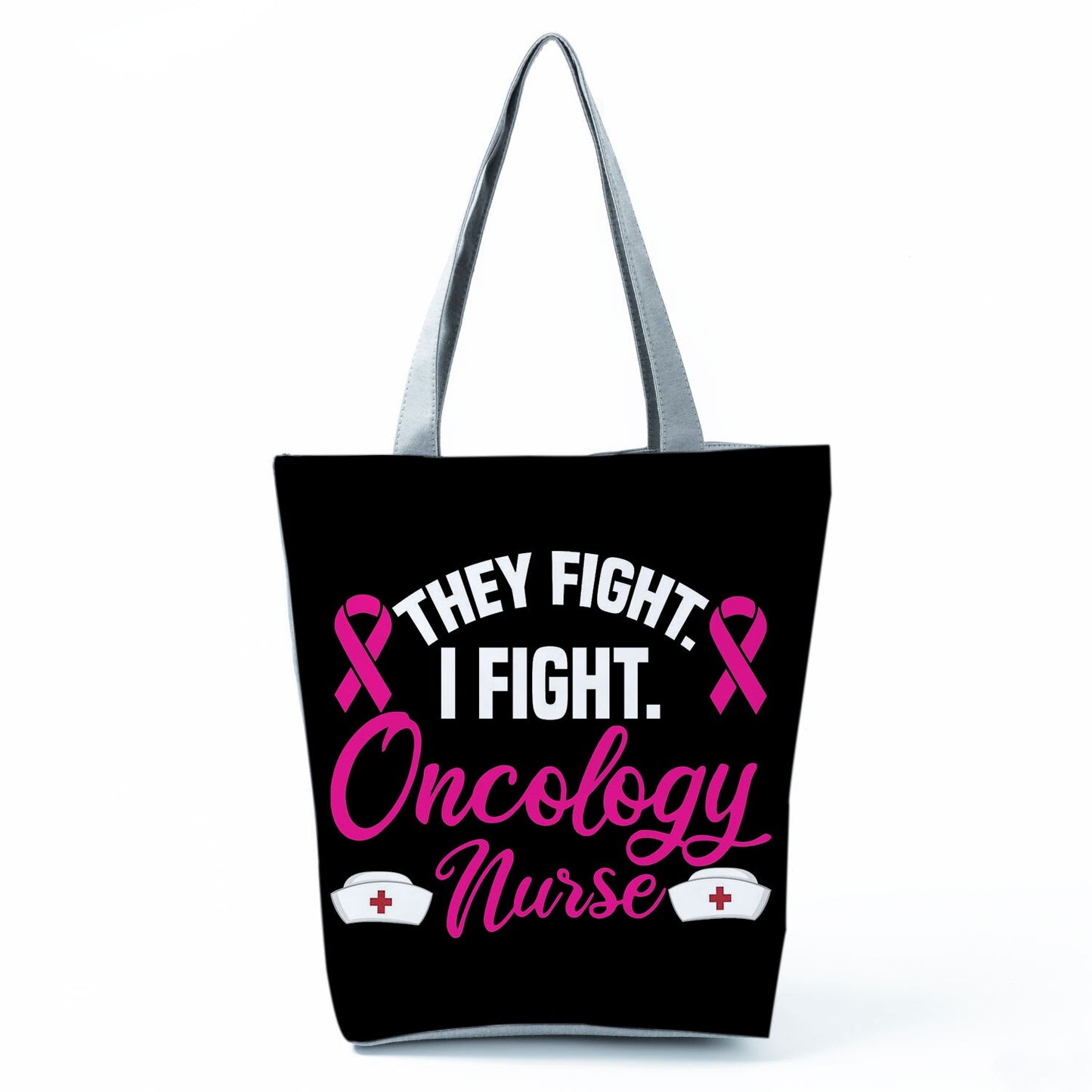 Handbag Customized Faith Love Nursing Nurse Letter Print Tote Shoulder Bag Portable
