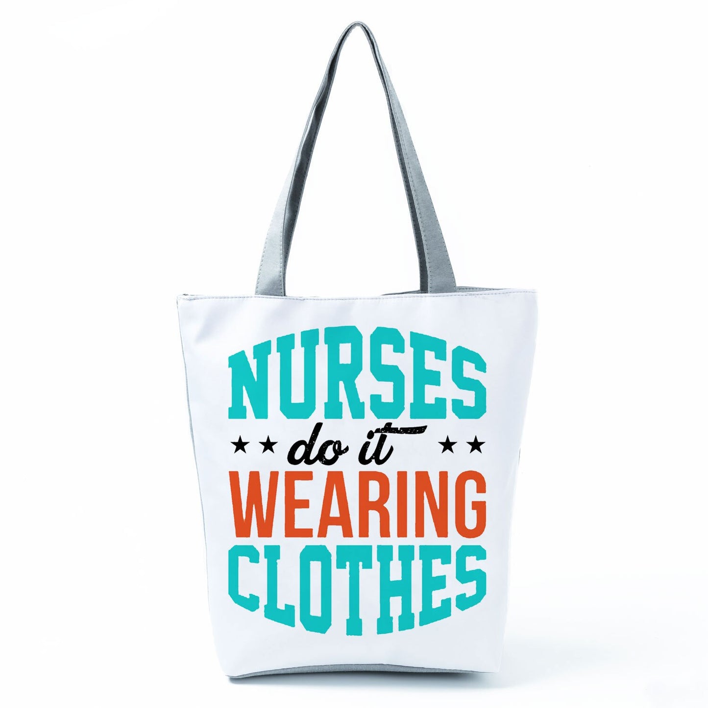 Handbag Customized Faith Love Nursing Nurse Letter Print Tote Shoulder Bag Portable