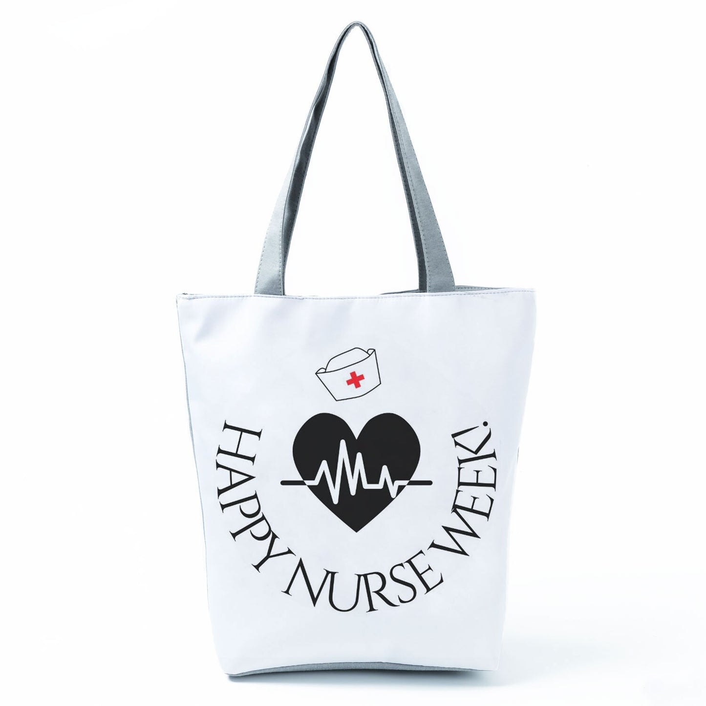 Handbag Customized Faith Love Nursing Nurse Letter Print Tote Shoulder Bag Portable