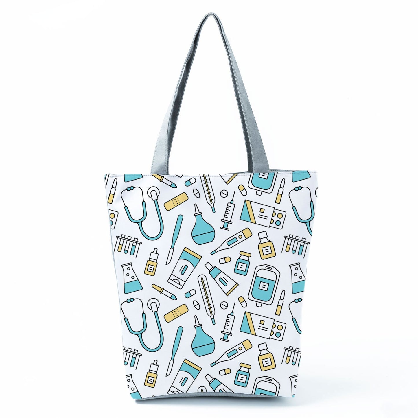 Handbag Customized Faith Love Nursing Nurse Letter Print Tote Shoulder Bag Portable