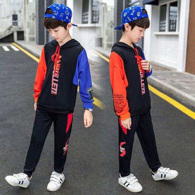 Boys Clothing Sets Spring Autumn Fashion Hoodie Jackets + Pants Sports Children’s Clothes Kids Tracksuit Teen 4 6 8 10 12 Years