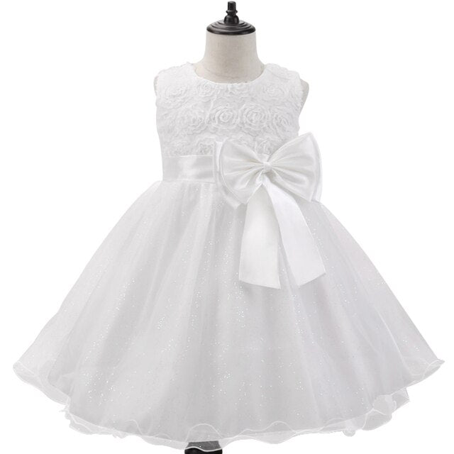 Girl Flower Princess Dress Children Summer Tutu Wedding Birthday Party Dresses For 5 8 10 Years Girls Kids Gown Costume Clothing