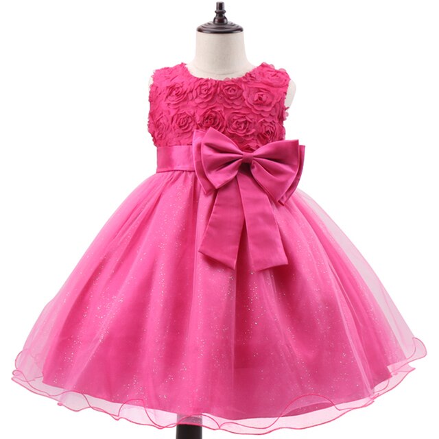 Girl Flower Princess Dress Children Summer Tutu Wedding Birthday Party Dresses For 5 8 10 Years Girls Kids Gown Costume Clothing