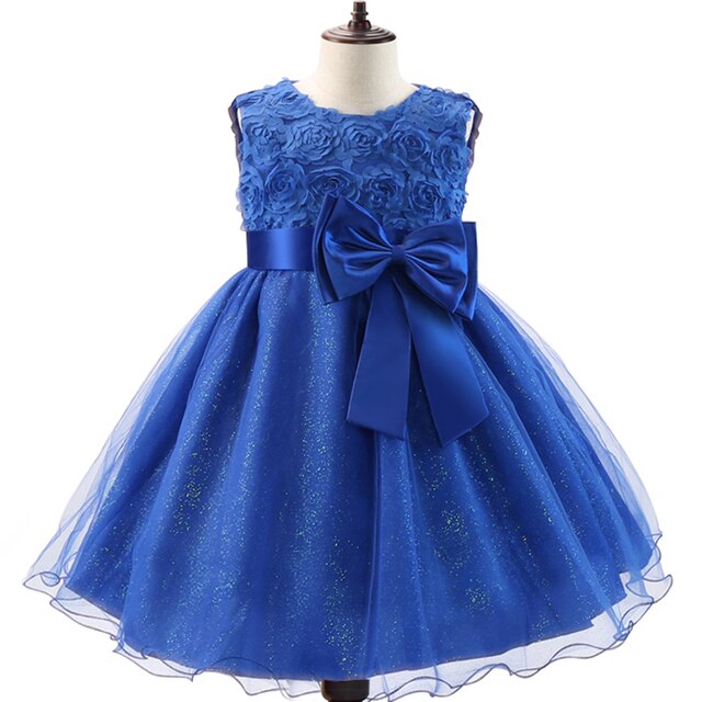 Girl Flower Princess Dress Children Summer Tutu Wedding Birthday Party Dresses For 5 8 10 Years Girls Kids Gown Costume Clothing