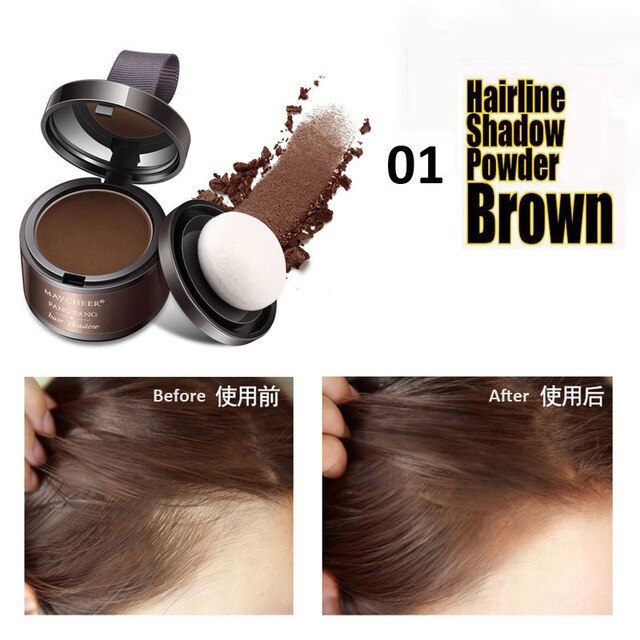 Hair Fluffy Powder Instantly Black Root Cover Up Natural Instant Hairline Shadow Powder Hair Concealer Coverage