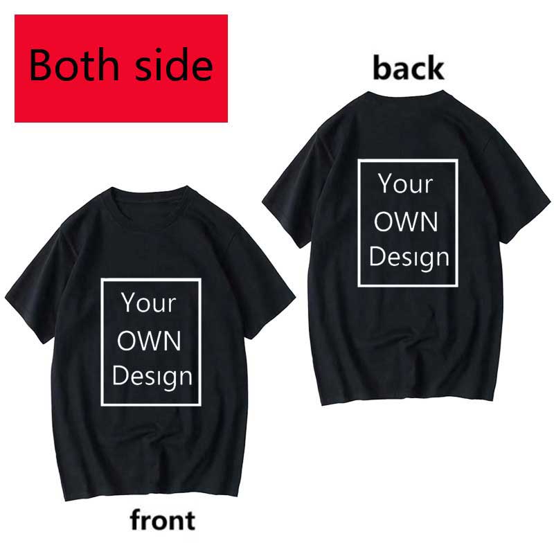 Your Own Design Logo and Picture Custom Tshirt Men and women Cotton T shirt Casual T-shirt