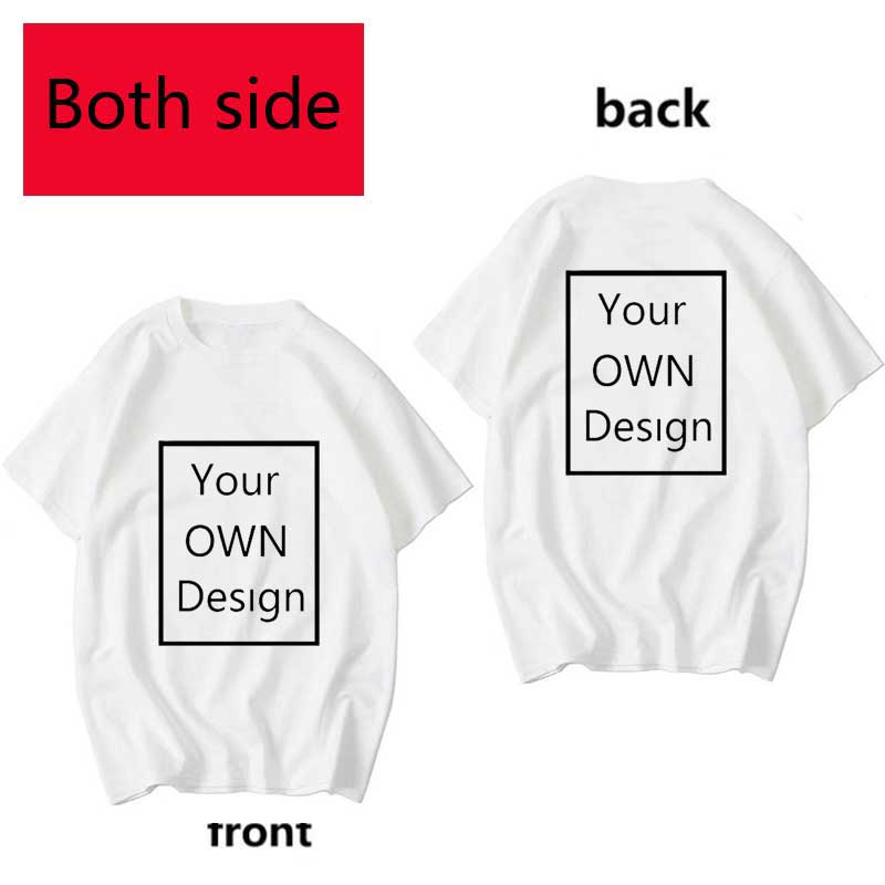 Your Own Design Logo and Picture Custom Tshirt Men and women Cotton T shirt Casual T-shirt