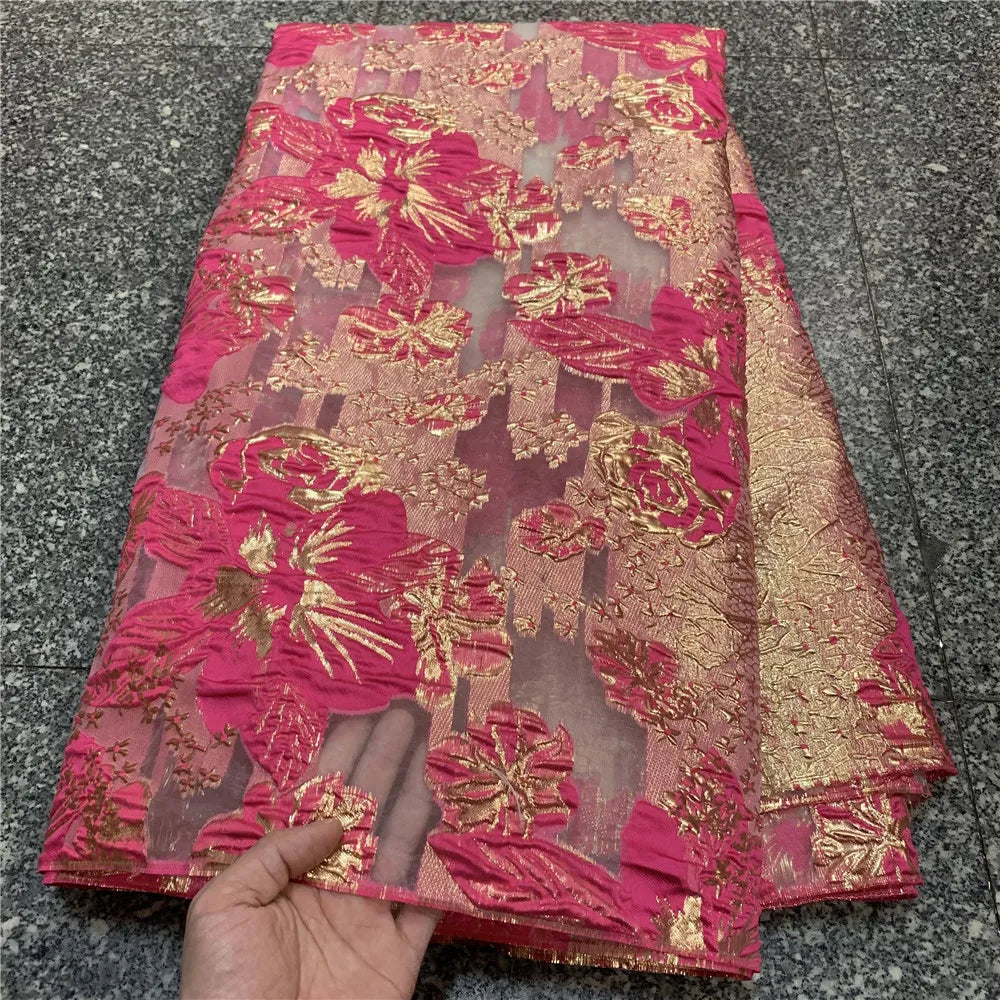 MIQIER2021 High Quality African Nigerian Tulle Lace Fabric Organza Embroidery Guipure Party Gown Dress Brocade Jacquard French