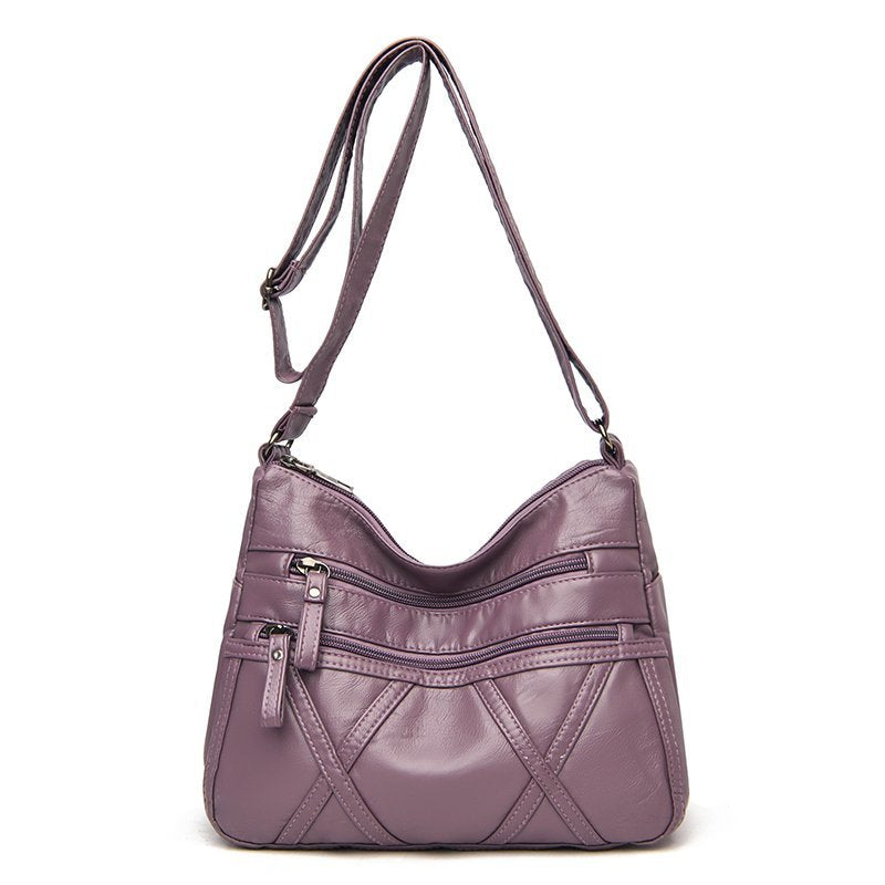 High Quality Women's Soft Leather Shoulder Bags Multi-Layer Classic Crossbody Bag Luxury Designer Handbag and Purse