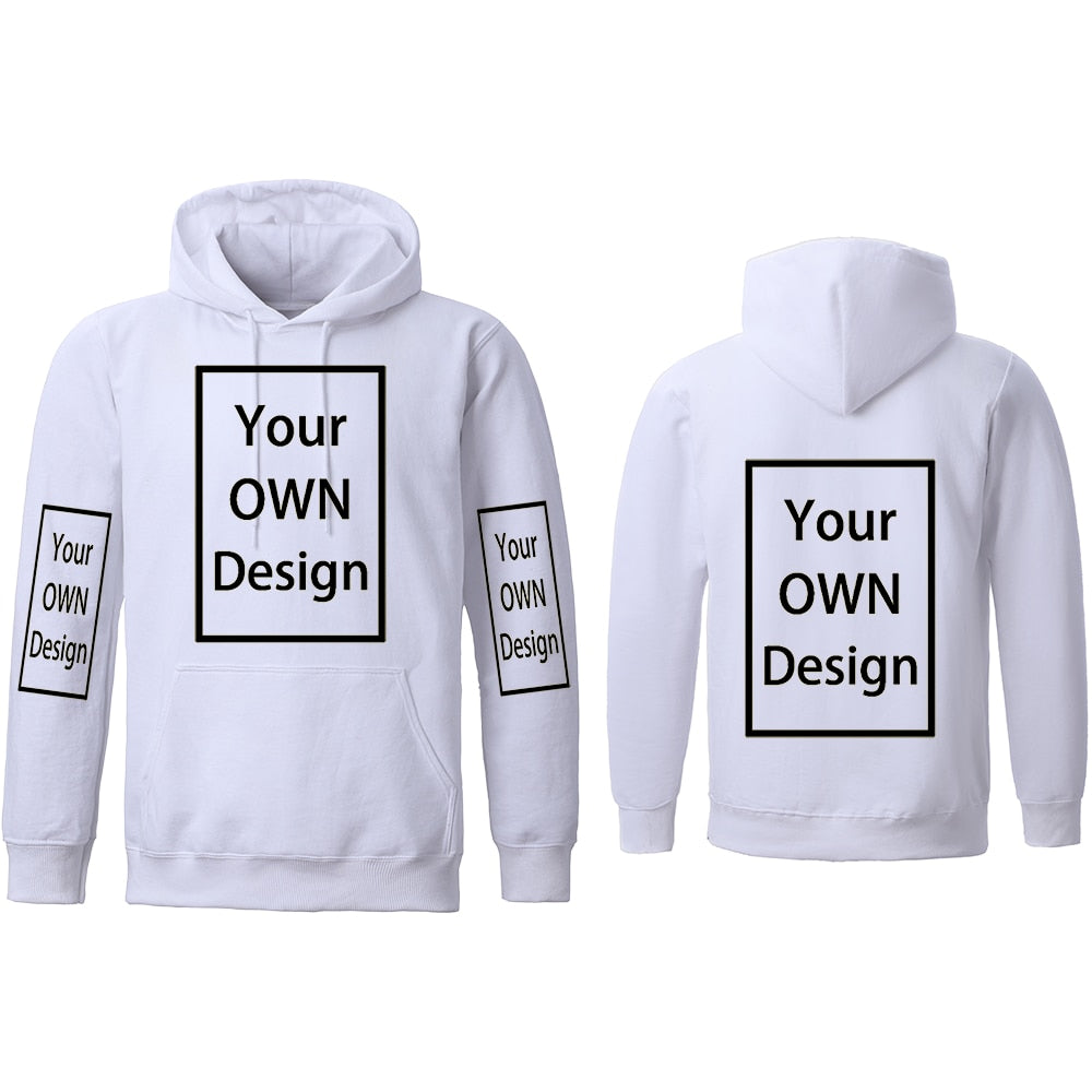 Your OWN Design Brand Logo Picture Custom Men Women DIY Hoodies Sweatshirt Hoody Clothing