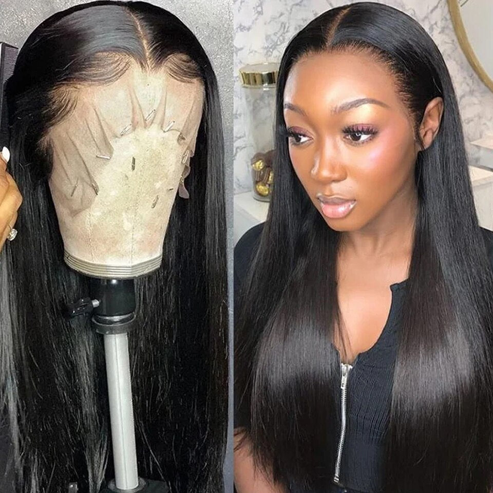 13x4 Straight HD Lace Front Human Hair Wigs