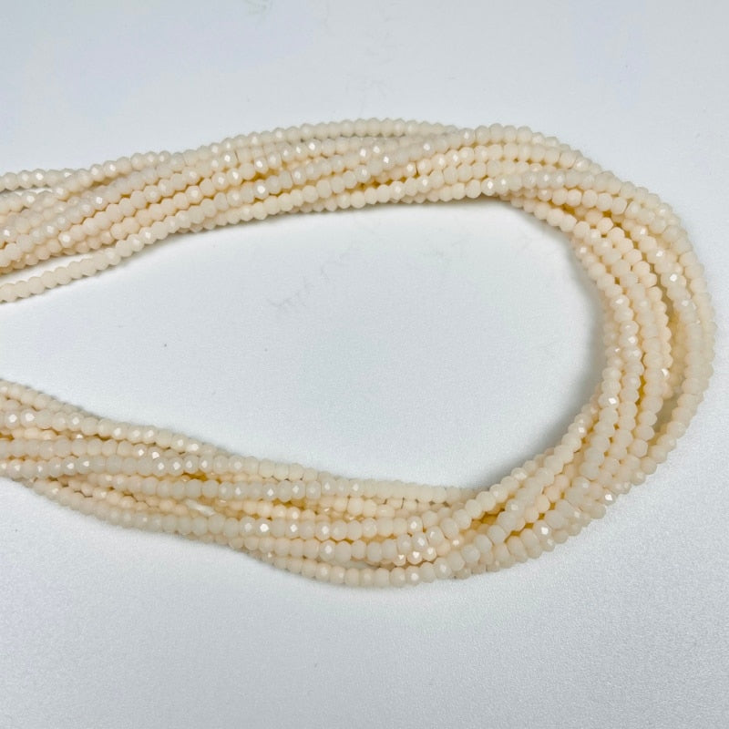 Crystal Glass Rondel Beads for Jewelry Making Diy Jewelry Spacer Beads