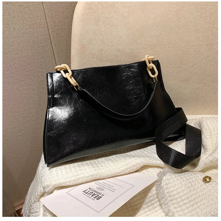 Women's Soft Leather Shoulder Bag