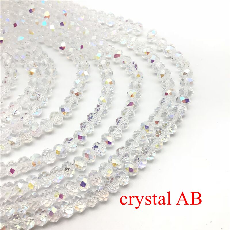 Crystal Beads Multicolor Glass Beads for Jewelry