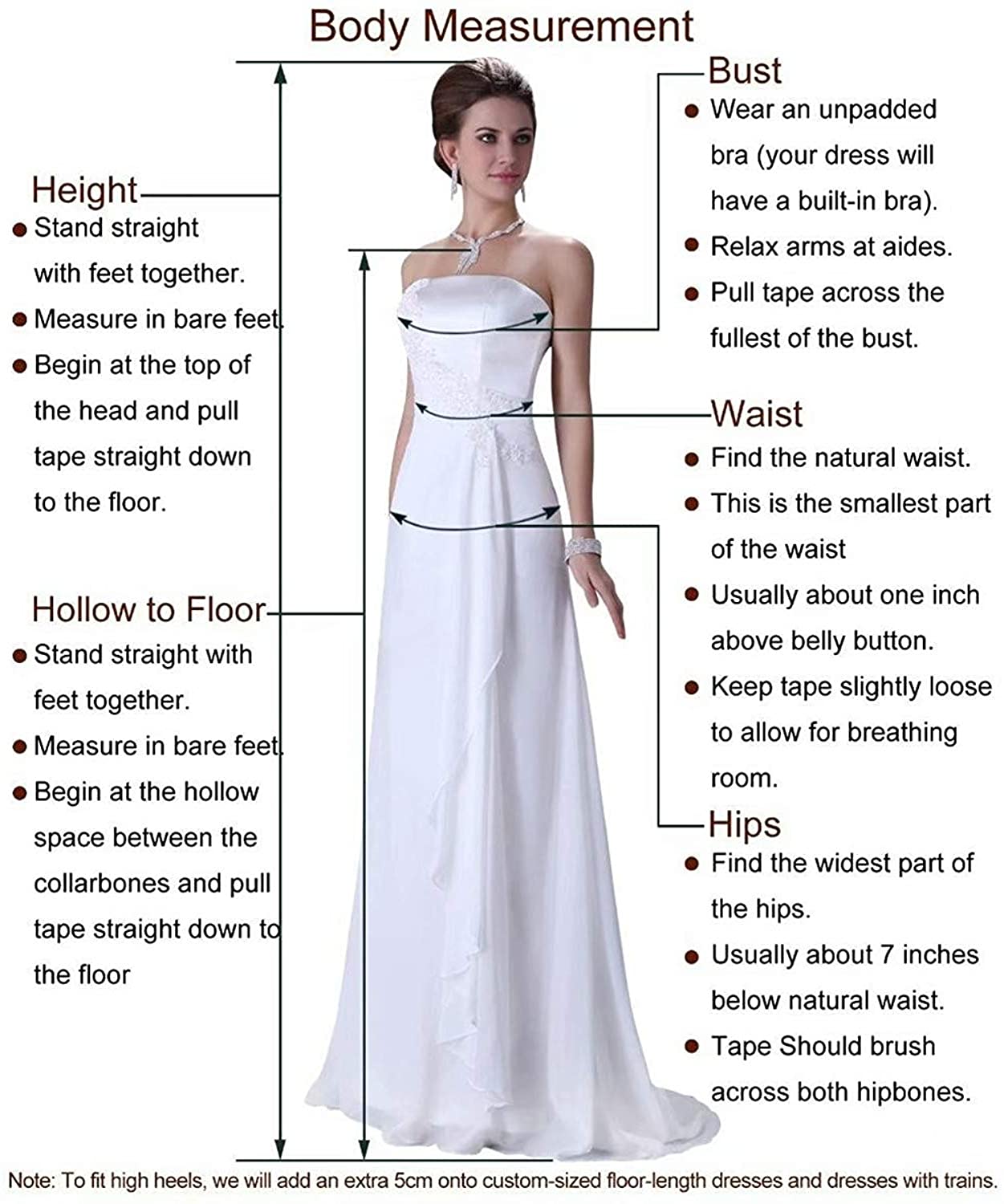 Classic Long A-Line V-Neck Wedding Dresses with Pockets Floor Length Button Back Satin