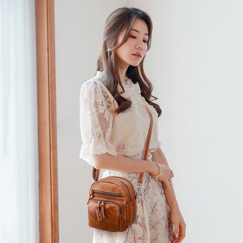Retro Designer Small Handbag for Women Crossbody Shoulder Bag Female High Quality Messenger Bag Ladies Phone Purse