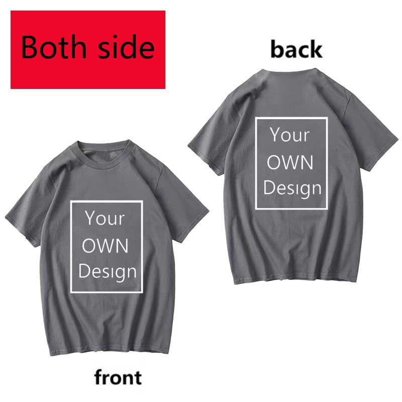Your Own Design Logo and Picture Custom Tshirt Men and women Cotton T shirt Casual T-shirt