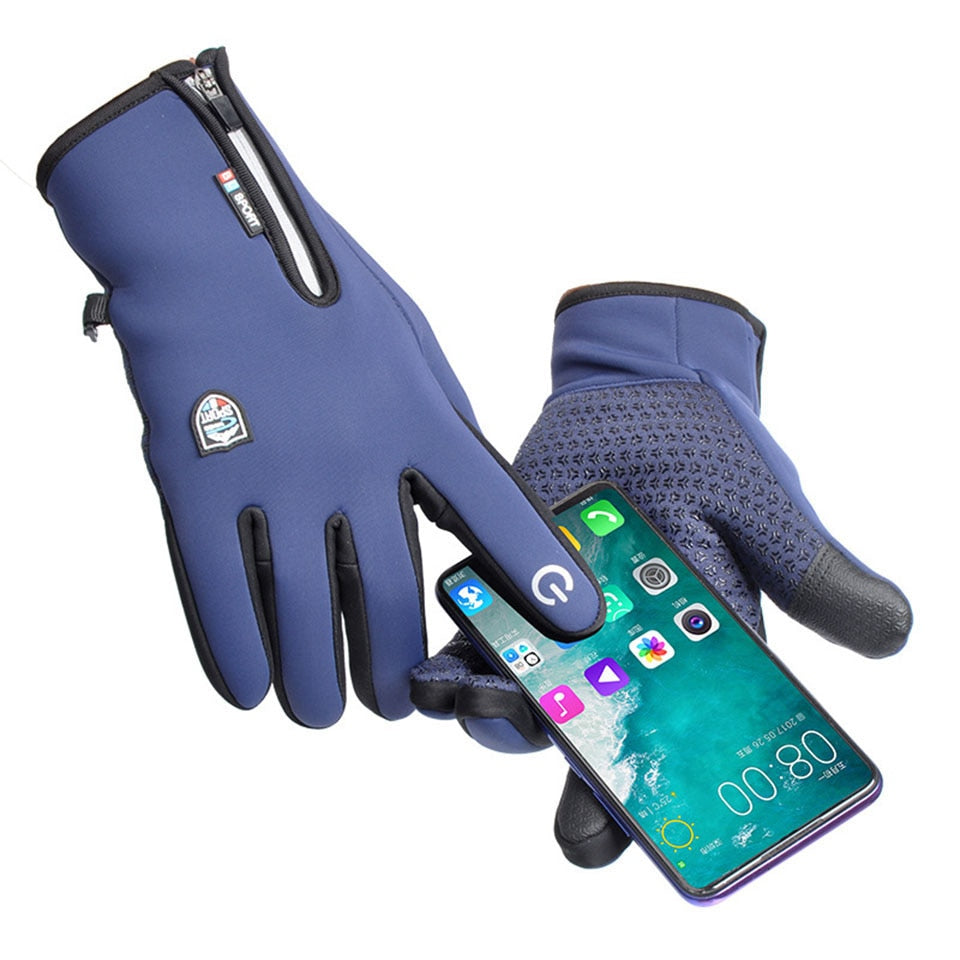 New Warm Winter Ice Fishing Gloves Waterproof Coating Windproof Breathable Full Finger Non-slip Carp Outdoor Fishing Apparel