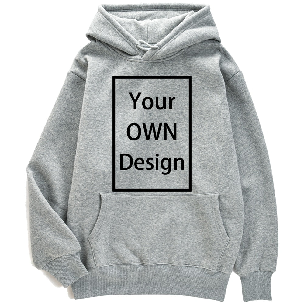 Your OWN Design Brand Logo Picture Custom Men Women DIY Hoodies Sweatshirt Hoody Clothing