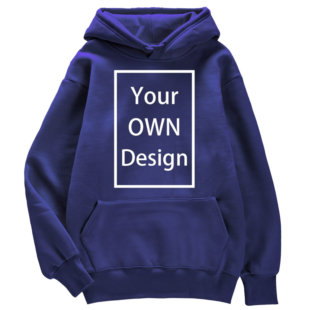 Your OWN Design Brand Logo Picture Custom Men Women DIY Hoodies Sweatshirt Hoody Clothing