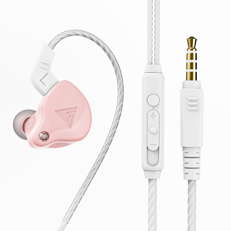 Original QKZ AK6 Copper Driver HiFi Wired Earphone Sport Running Headphones Bass Stereo Headset Music Earbuds fone de ouvido