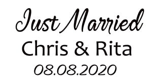 Custom Transparent Labels, Wedding Labels