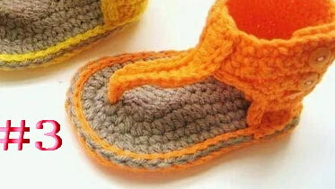 Crochet Baby flip flop sandals,baby Summer sandals,CROCHET Baby Sandals with Little Puff Flowers Size9cm,10cm,11cm