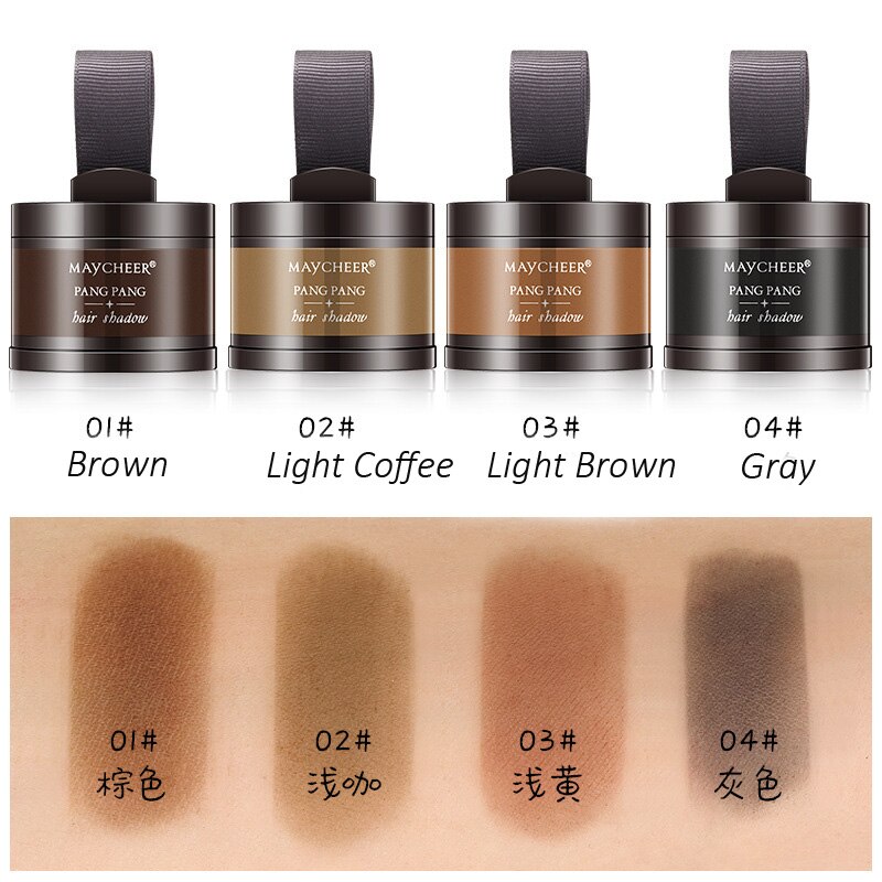 Hair Fluffy Powder Instantly Black Root Cover Up Natural Instant Hairline Shadow Powder Hair Concealer Coverage