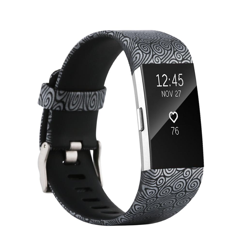 Baaletc Replacement Bands For Fitbit Charge 2 Silicone Smart Watch Wrist Strap Band For Fit bit Charge 2 Bracelet Small / Large