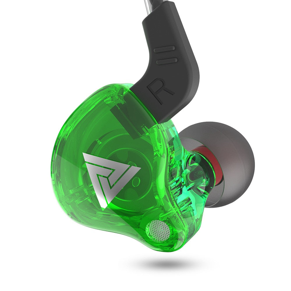 Original QKZ AK6 Copper Driver HiFi Wired Earphone Sport Running Headphones Bass Stereo Headset Music Earbuds fone de ouvido