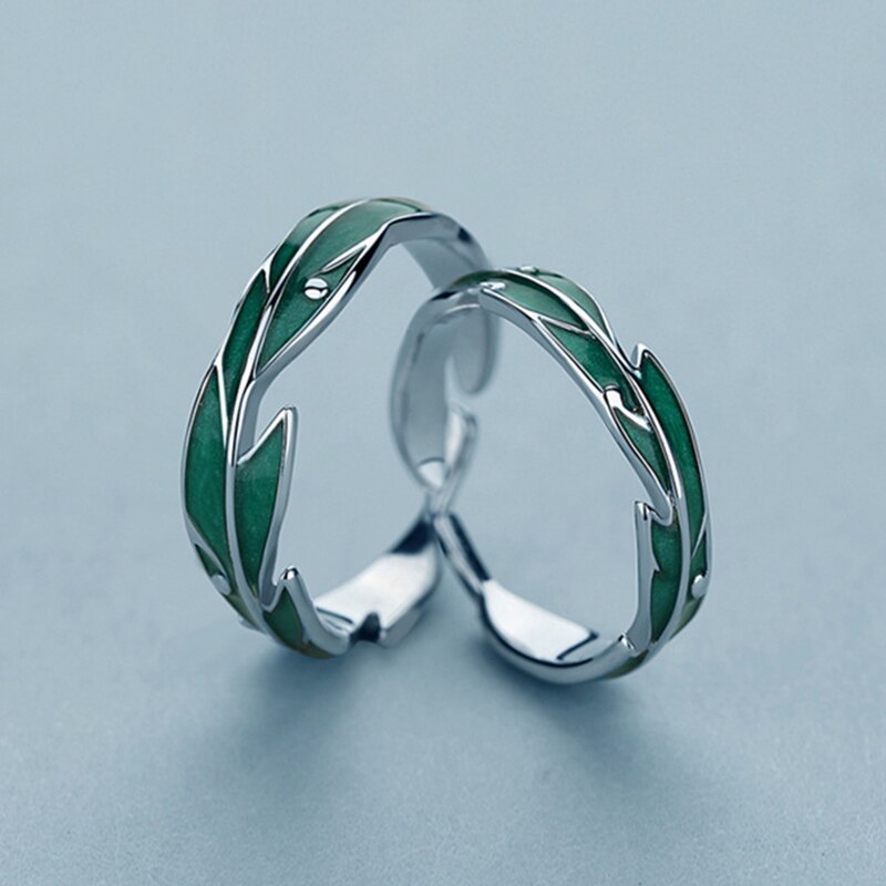 2 Pcs Sun Moon Lover Couple Rings