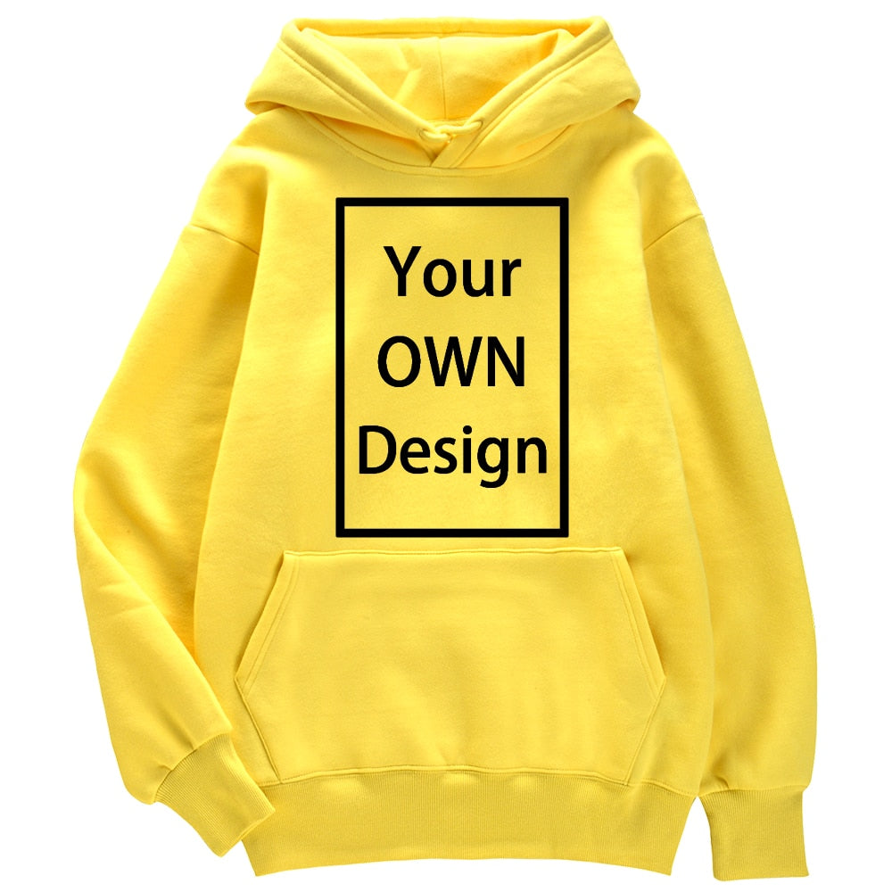 Your OWN Design Brand Logo Picture Custom Men Women DIY Hoodies Sweatshirt Hoody Clothing