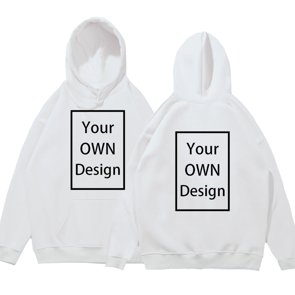Your OWN Design Brand Logo Picture Custom Men Women DIY Hoodies Sweatshirt Hoody Clothing