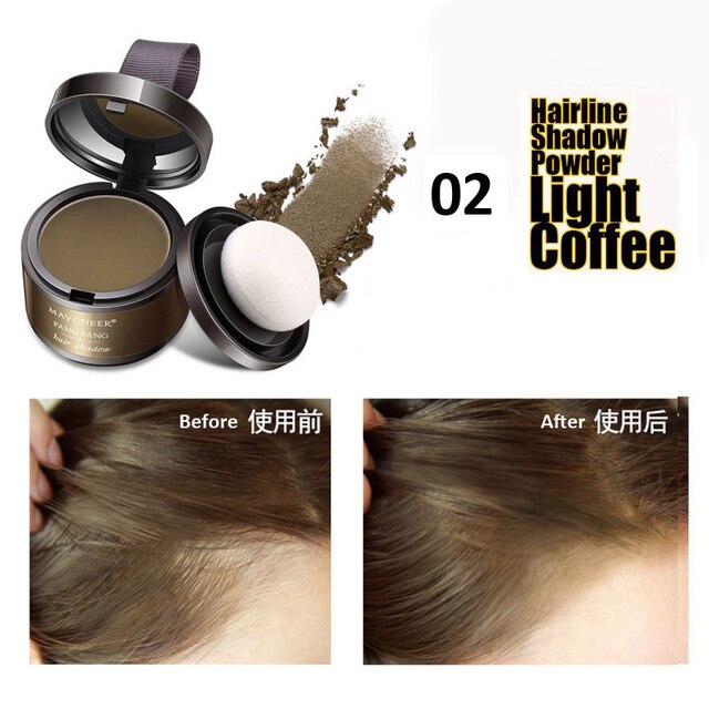 Hair Fluffy Powder Instantly Black Root Cover Up Natural Instant Hairline Shadow Powder Hair Concealer Coverage