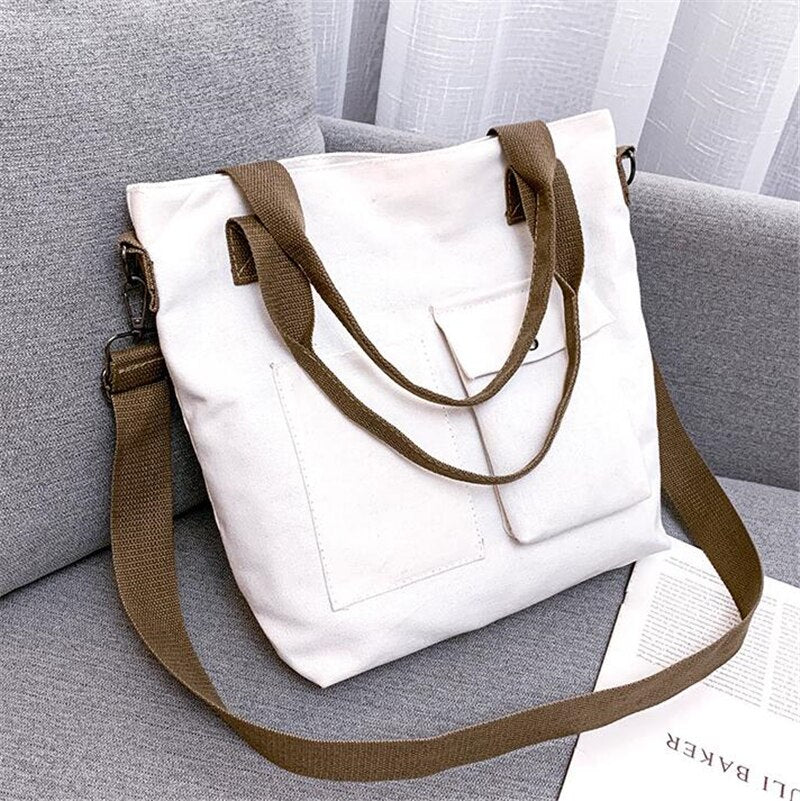 Gusure Women's Multi-pockets Shoulder Bag New Fashion Portable Outdoor Travel Zipper Multi-function Large Capacity Handbags