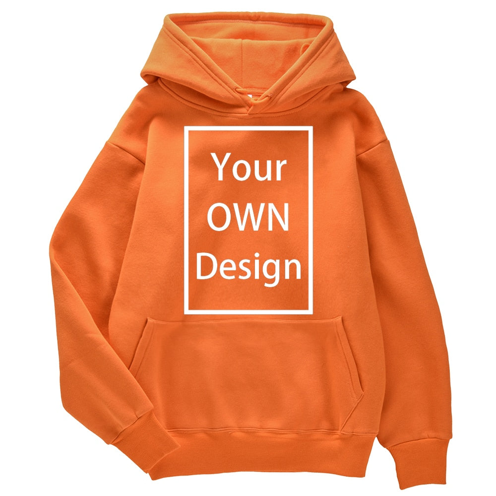 Your OWN Design Brand Logo Picture Custom Men Women DIY Hoodies Sweatshirt Hoody Clothing