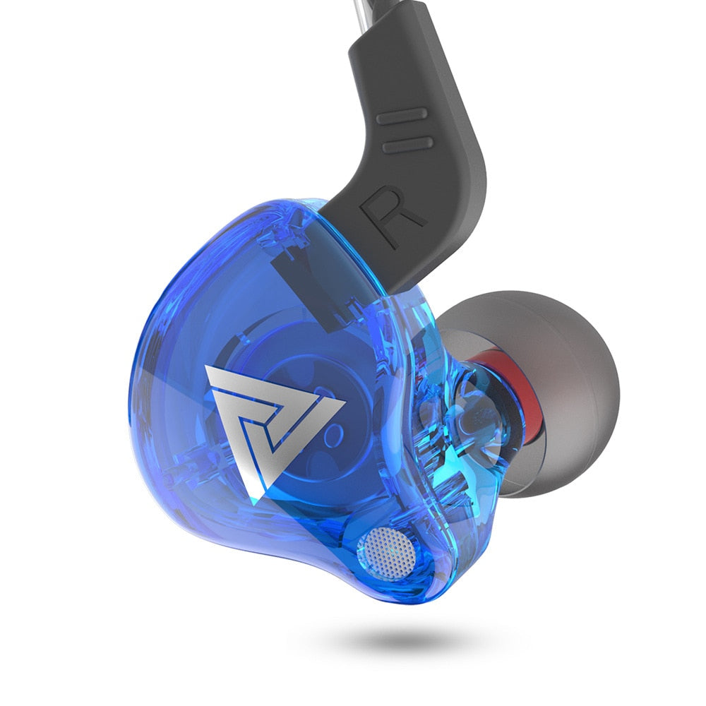 Original QKZ AK6 Copper Driver HiFi Wired Earphone Sport Running Headphones Bass Stereo Headset Music Earbuds fone de ouvido