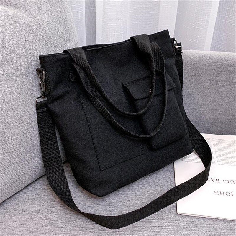 Gusure Women's Multi-pockets Shoulder Bag New Fashion Portable Outdoor Travel Zipper Multi-function Large Capacity Handbags