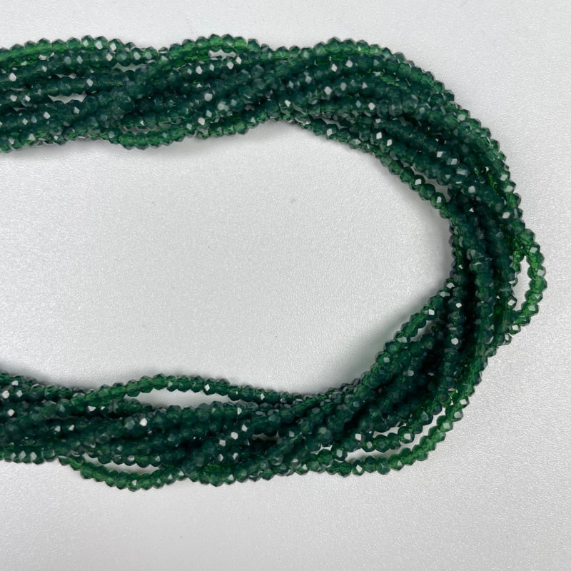 Crystal Glass Rondel Beads for Jewelry Making Diy Jewelry Spacer Beads
