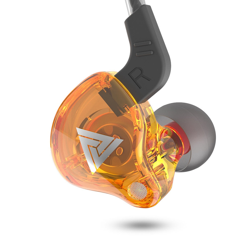 Original QKZ AK6 Copper Driver HiFi Wired Earphone Sport Running Headphones Bass Stereo Headset Music Earbuds fone de ouvido