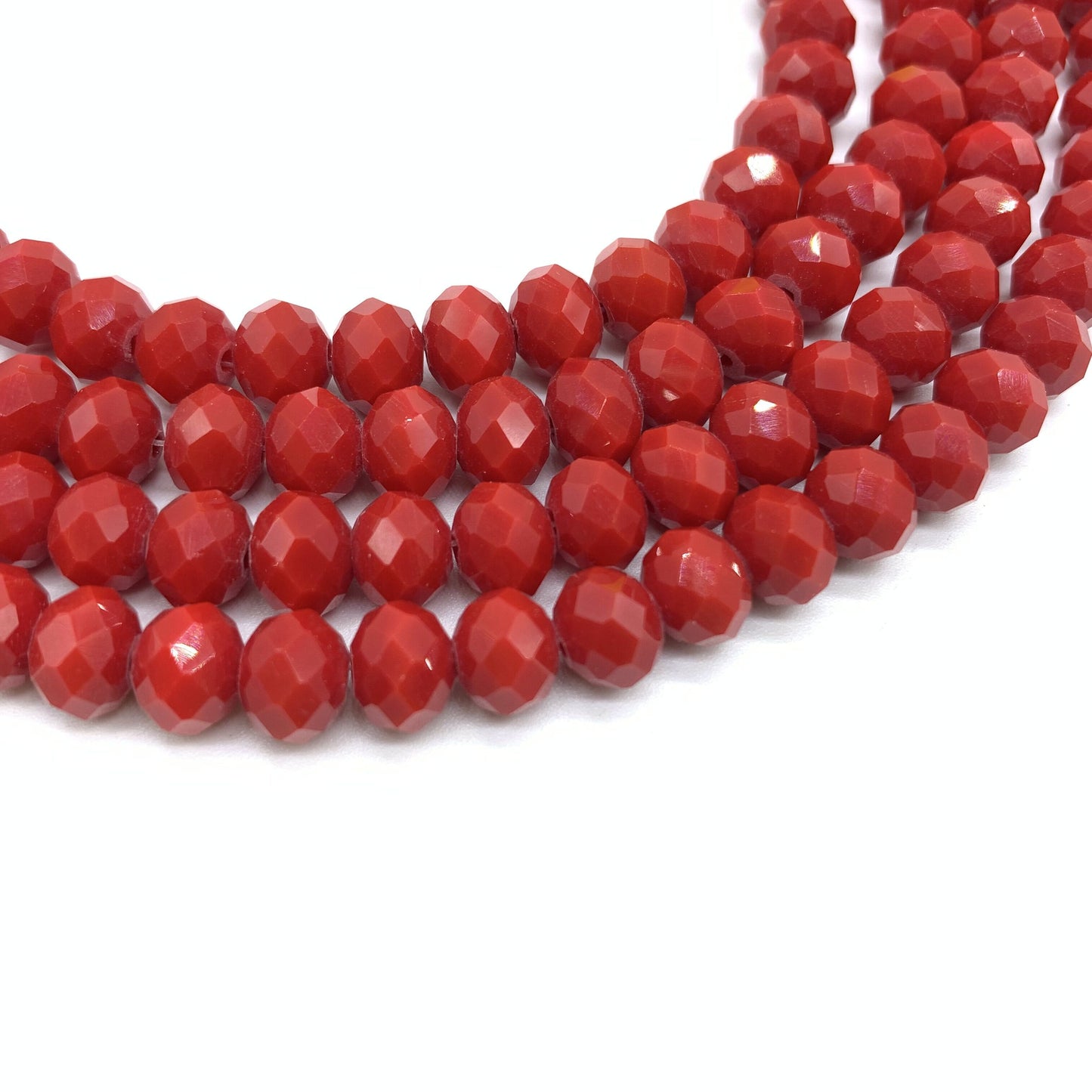Wholesale 4x6mm/50pcs Crystal Rondel Faceted Crystal Glass Beads Loose Spacer Round Beads for Jewelry Making Jewelry Diy