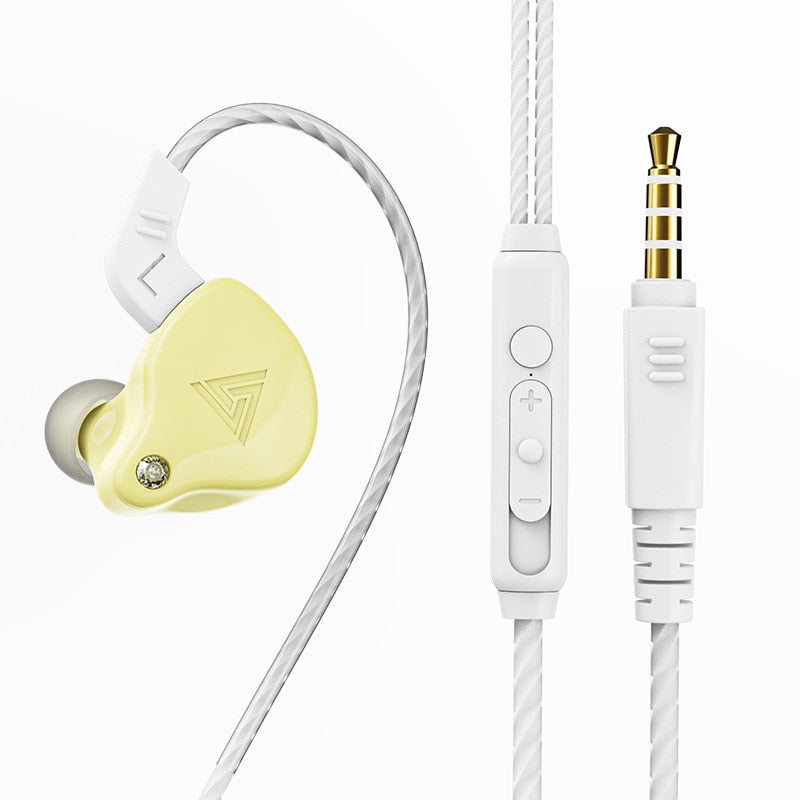 Original QKZ AK6 Copper Driver HiFi Wired Earphone Sport Running Headphones Bass Stereo Headset Music Earbuds fone de ouvido