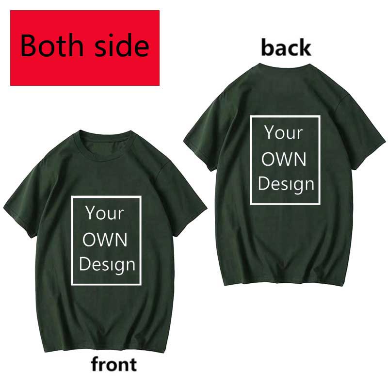 Your Own Design Logo and Picture Custom Tshirt Men and women Cotton T shirt Casual T-shirt