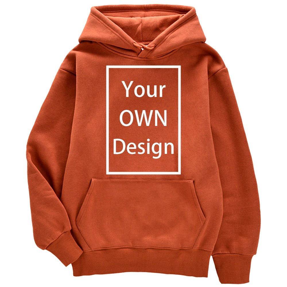 Your OWN Design Brand Logo Picture Custom Men Women DIY Hoodies Sweatshirt Hoody Clothing