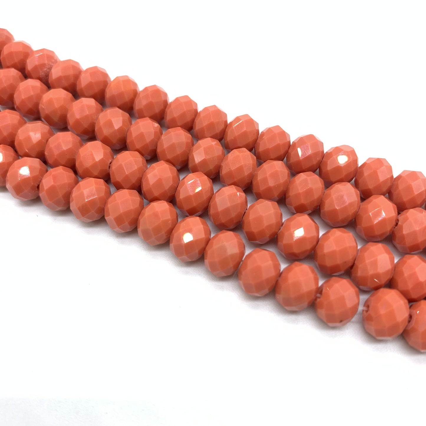 Wholesale 4x6mm/50pcs Crystal Rondel Faceted Crystal Glass Beads Loose Spacer Round Beads for Jewelry Making Jewelry Diy