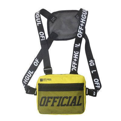 Functional Tactical Chest Bag Fashion Bullet Hip Hop Vest Streetwear Bag Waist Pack Women Black Chest Rig Bag 233